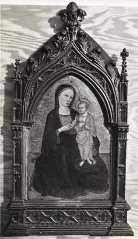 Anonimo — Ventura di Moro (Pseudo Ambrogio di Baldese) - sec. XV - Madonna dell'Umiltà — insieme
